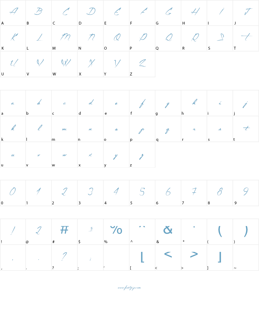 The Constellation of Heracles Font Character